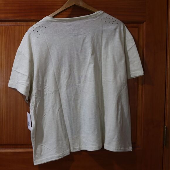 Forever 21 Graphic Def Leppard White Short Sleeve Tee Distressed Band T Medium - Picture 8 of 11